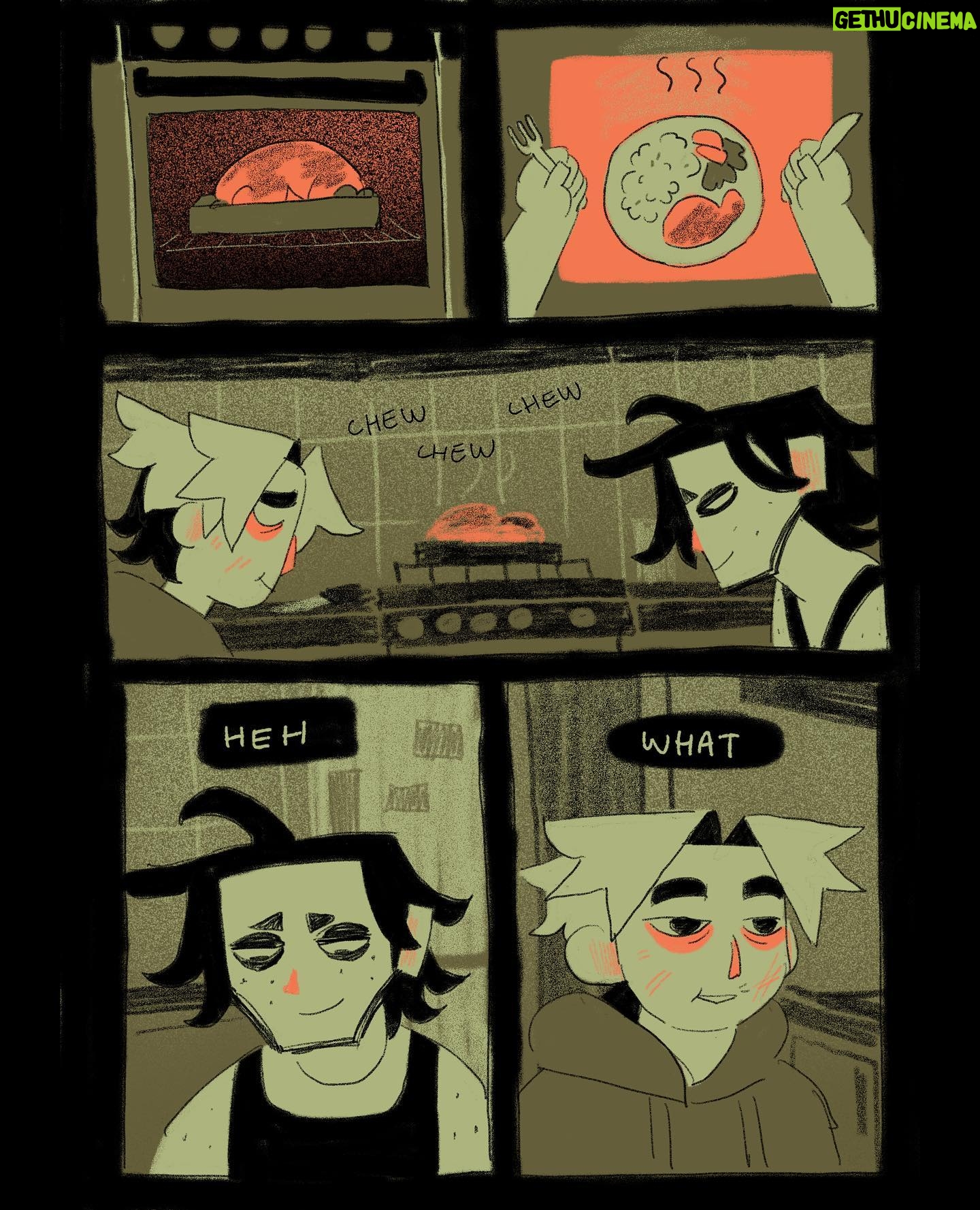 Ema Mlynarčíková - 1K Likes - 🥩🦴GUTS part 3
A comic about scary things.
CW: gore, toxic masculinity?, bad puns
Lineart done within the 24hour comic challenge. Thats why it gets sloppy towards the end haha.
If you’d like to support me, i uploaded a comfier pdf to my gumroad for a great price of 1€! (link in bio)
Enjoy #comic #comics #spooky #sliceoflife #gore #guts #halloween #procreate