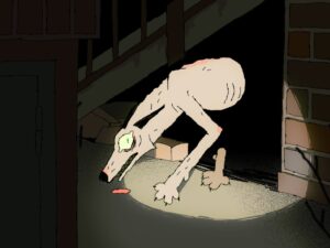 Ema Mlynarčíková Instagram - BOLAVLK/WEREAWOLF couple of film stills look :0 Absolutely ridiculous how most of the compositing is done during operating systems lectures :'DD multitasking at its finest
#2danimation
