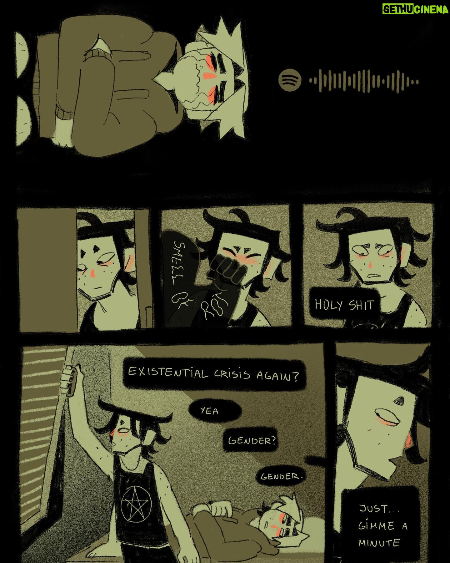 Ema Mlynarčíková - 2.5K Likes - Guts is one years old today and still probably the best thing i’ve ever written :0
There is a new comic in the works and a visual novel (!!!) with these guys, more updates will come soon.
If you enjoyed guts and would like to support me, you can get the full pdf for 1eur at gumroad (link in bio) Thank you!