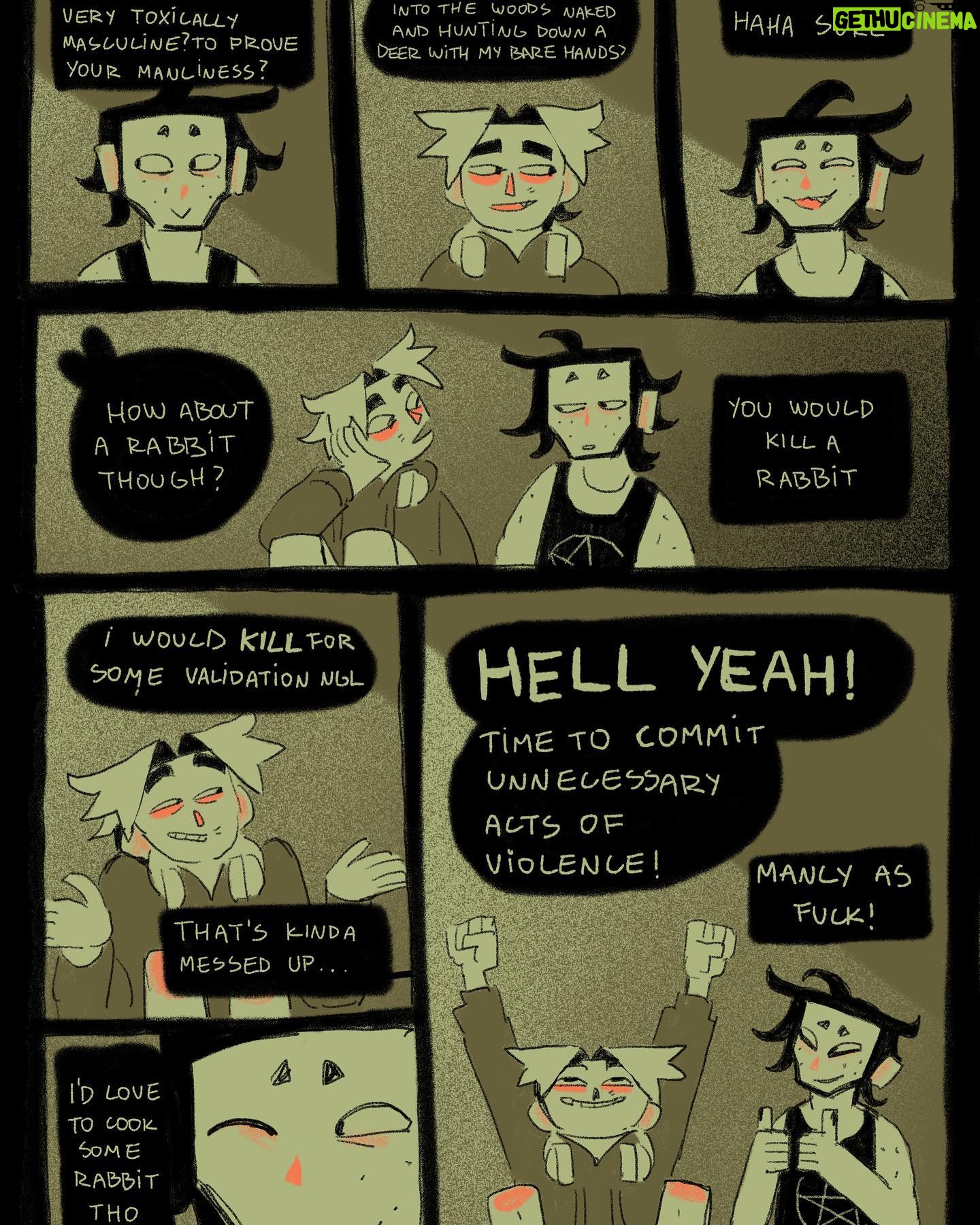 Ema Mlynarčíková - 2.5K Likes - Guts is one years old today and still probably the best thing i’ve ever written :0
There is a new comic in the works and a visual novel (!!!) with these guys, more updates will come soon.
If you enjoyed guts and would like to support me, you can get the full pdf for 1eur at gumroad (link in bio) Thank you!