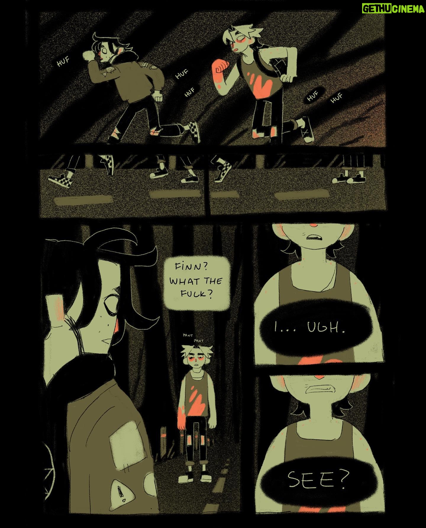 Ema Mlynarčíková - 1K Likes - 🥩🦴GUTS part 2
A comic about scary things.
CW: gore, toxic masculinity?, bad puns
Lineart done within the 24hour comic challenge. Thats why it gets sloppy towards the end haha.
If you’d like to support me, i uploaded a comfier pdf to my gumroad for a great price of 1€! (link in bio)
Enjoy #comic #comics #spooky #halloween #guts #gore #sliceoflife #procreate
