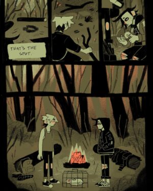Ema Mlynarčíková Instagram - Guts is one years old today and still probably the best thing i’ve ever written :0 

There is a new comic in the works and a visual novel (!!!) with these guys, more updates will come soon. 

If you enjoyed guts and would like to support me, you can get the full pdf for 1eur at gumroad (link in bio) Thank you!