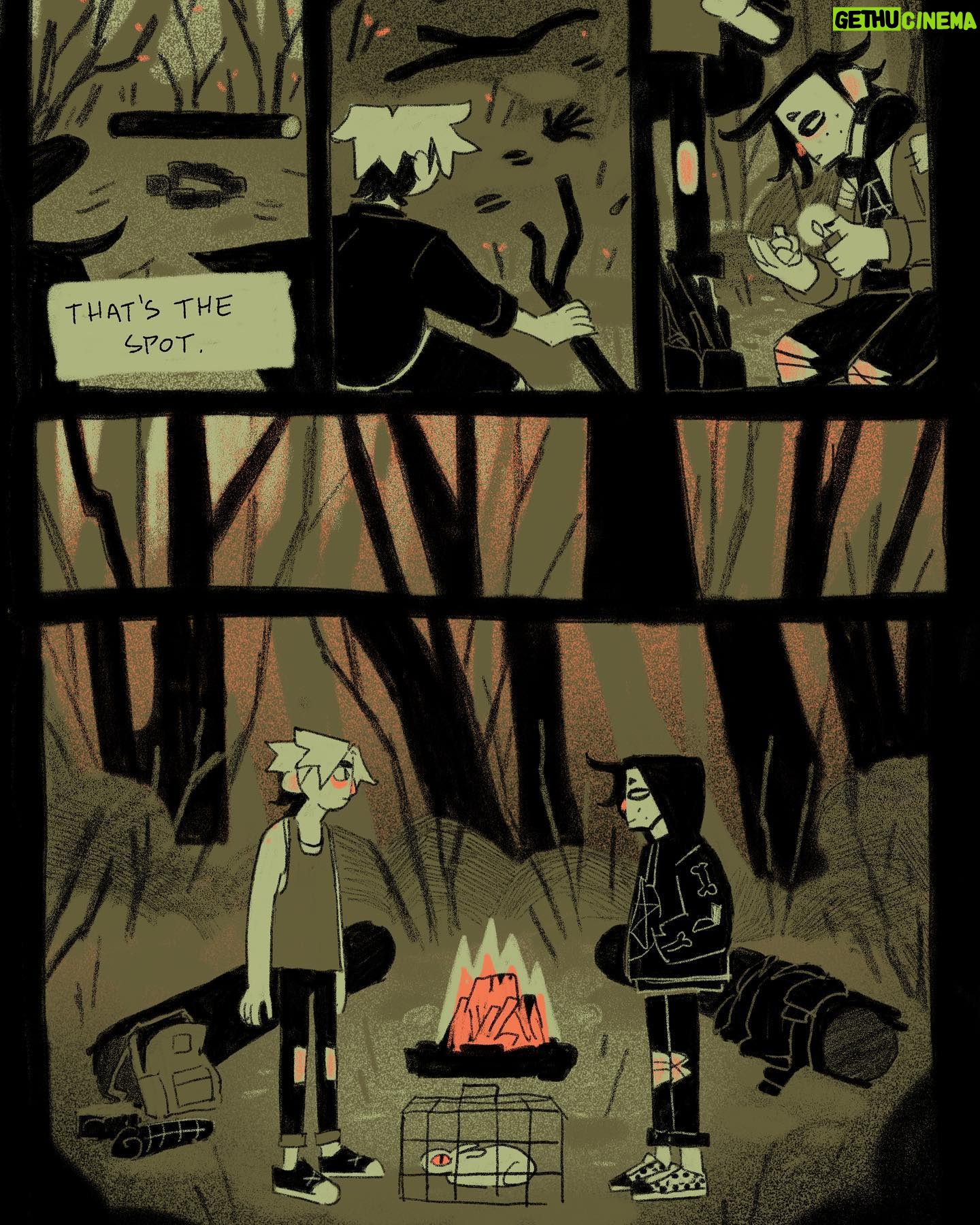 Ema Mlynarčíková - 2.5K Likes - Guts is one years old today and still probably the best thing i’ve ever written :0
There is a new comic in the works and a visual novel (!!!) with these guys, more updates will come soon.
If you enjoyed guts and would like to support me, you can get the full pdf for 1eur at gumroad (link in bio) Thank you!
