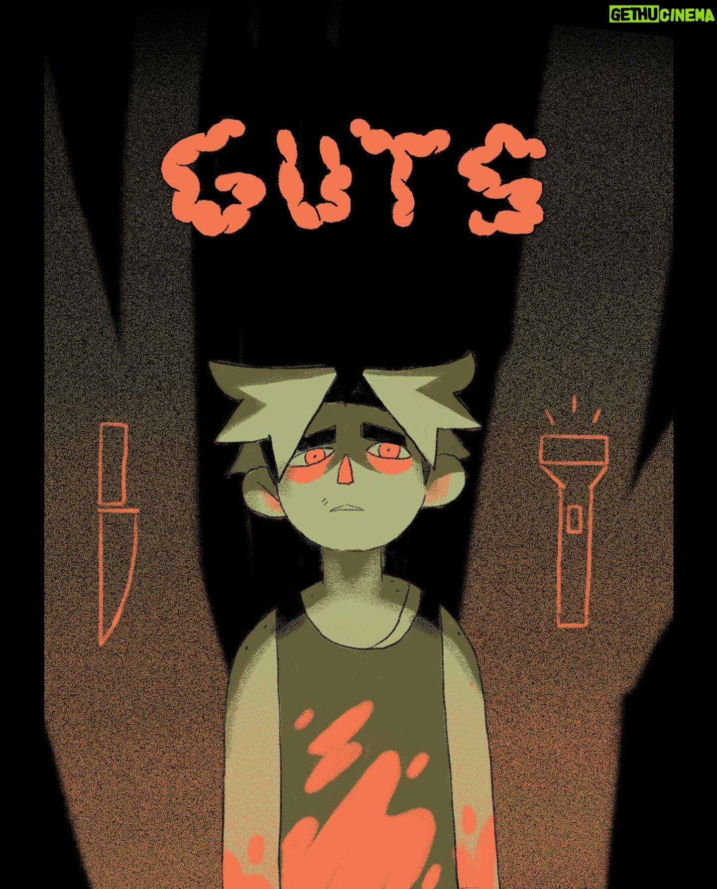 Ema Mlynarčíková - 1.4K Likes - 🥩🦴GUTS part 1
A comic about scary things.
CW: gore, toxic masculinity?, bad puns
Lineart done within the 24hour comic challenge. Thats why it gets sloppy towards the end haha.
If you’d like to support me, i uploaded a comfier pdf to my gumroad for a great price of 1€! (link in bio)
Enjoy
#comic #comics #spooky #halloween #gore #twobroschillinginaforest #procreate