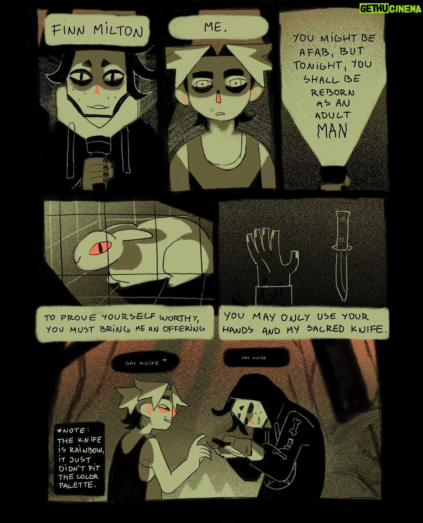 Ema Mlynarčíková - 1.4K Likes - 🥩🦴GUTS part 1
A comic about scary things.
CW: gore, toxic masculinity?, bad puns
Lineart done within the 24hour comic challenge. Thats why it gets sloppy towards the end haha.
If you’d like to support me, i uploaded a comfier pdf to my gumroad for a great price of 1€! (link in bio)
Enjoy
#comic #comics #spooky #halloween #gore #twobroschillinginaforest #procreate