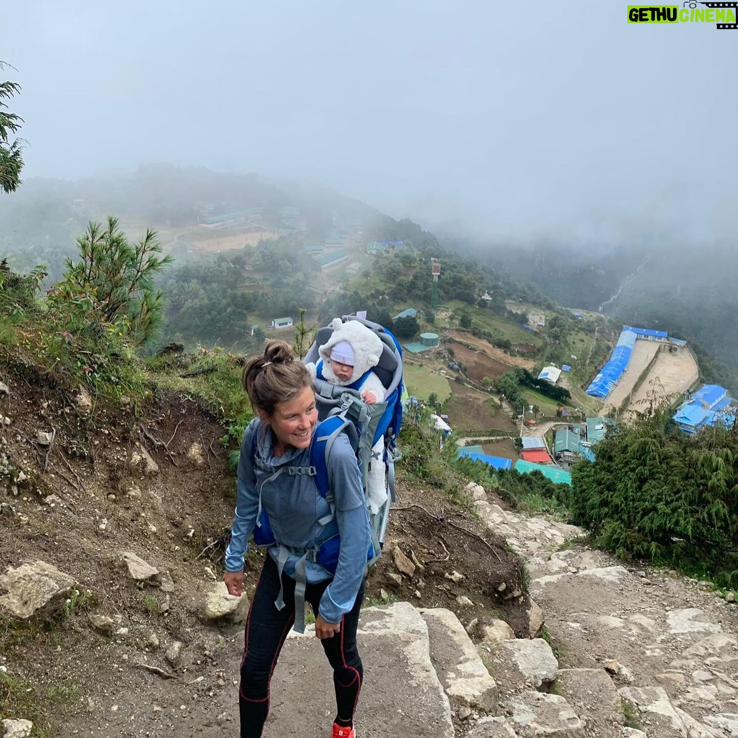 Emelie Forsberg - 10.3K Likes - High altitude while pregnant and with babies? It's time for a post as I've seen questions every now and then about it!
When I was pregnant with Maj we spent time at 4-5000 meter, I mainly checked my oxygen level in the blood and did not want to be lower than 90 % most times I was 94-96. I'm used to altitude and often adapt very well, so this is important to take in account individually. Otherwise go on feeling- if we listen we are good in knowing what's best for us.
Maj 6 months old tagged along with us to Himalaya and once again the saturation O2 we closely monitored aswell as her overall wellbeing- eating/sleeping. As I was breastfeeding it was also very safe to not catch a 🦠. Maj adapted very well and we went up to 4300 masl.
When Ylva-Li was 2 and Maj 4 we also went to the Himalayas, and we noticed that Ylva-Li needed more time to adapt to altitude, so we just spent more time lower down.
We carried Ylva-Li and rented a horse for Maj when we did longer hikes to move between villages.
Maj was a champ on the horse!
I think you just need to trust your instincts, make reasearch and feel prepared to change plans if needed!
We also have been lucky to have Kilians mum @nuria.burgada with us so that both of us could train well. ❤️