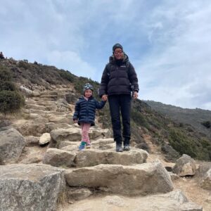 Emelie Forsberg Instagram - High altitude while pregnant and with babies? It's time for a post as I've seen questions every now and then about it!

When I was pregnant with Maj we spent time at 4-5000 meter, I mainly checked my oxygen level in the blood and did not want to be lower than 90 % most times I was 94-96. I'm used to altitude and often adapt very well, so this is important to take in account individually. Otherwise go on feeling- if we listen we are good in knowing what's best for us.

Maj 6 months old tagged along with us to Himalaya and once again the saturation O2 we closely monitored aswell as her overall wellbeing- eating/sleeping. As I was breastfeeding it was also very safe to not catch a 🦠. Maj adapted very well and we went up to 4300 masl.

When Ylva-Li was 2 and Maj 4 we also went to the Himalayas, and we noticed that Ylva-Li needed more time to adapt to altitude, so we just spent more time lower down. 

We carried Ylva-Li and rented a horse for Maj when we did longer hikes to move between villages. 
Maj was a champ on the horse! 

I think you just need to trust your instincts, make reasearch and feel prepared to change plans if needed!
We also have been lucky to have Kilians mum @nuria.burgada with us so that both of us could train well. ❤️