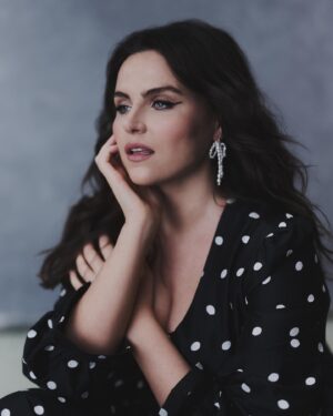 Emer Kenny Instagram - Look quite ladylike here but I spoke to to @countryandtownhouse about wanting to do military training, roll over car bonnets and kick baddies in the face. Link in bio.

Photography - @bypip 
Styling - @hebefox 
Makeup - @francescabrazzo 
Hair - @svenbayerbach 
@multitudemedia