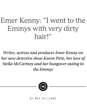 Emer Kenny Instagram - Just need to be clear, I have very clean hair 99% of the time, but the a ONE TIME I didn’t… (swipe). 

Thanks for the interview @squaremile_com! And thank you for taking me to the Emmys that time @benjamincaron 😝

Photography by @ionawolffphoto 
Makeup by @hannahelizabethartistry 
Styled by @emmalanestylist 
Publicity by @multitudemedia @emhargreaves