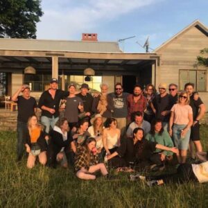 Emilie Cocquerel Instagram - BTS on Mother Mountain. Perfecting the art of dancing or napping between scenes.