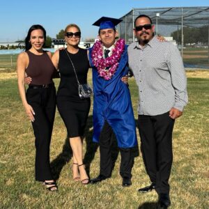 Emilio Rivera Instagram - My Rock graduated yesterday from High School and I waited to post so that I didn’t miss a moment of his Celebration. Son you are a young man now with smarts and a great work ethic. You have a bright future ahead of you. You worked so hard to keep your straight A’s and killed your performance in your school play. I’m so proud of you. I will miss our rides to school and morning talks, going to the donut shop every Friday and picking you up from school. Everyday you teach me something new. I’m honored to be your  Dad and will always be here for you. Love you for all the time. #rockorivera #thatsmyboy #emiliorivera #elpadrino #familiafirst #classof2024