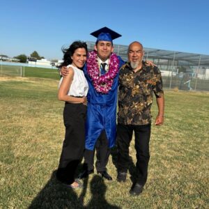Emilio Rivera Instagram - My Rock graduated yesterday from High School and I waited to post so that I didn’t miss a moment of his Celebration. Son you are a young man now with smarts and a great work ethic. You have a bright future ahead of you. You worked so hard to keep your straight A’s and killed your performance in your school play. I’m so proud of you. I will miss our rides to school and morning talks, going to the donut shop every Friday and picking you up from school. Everyday you teach me something new. I’m honored to be your  Dad and will always be here for you. Love you for all the time. #rockorivera #thatsmyboy #emiliorivera #elpadrino #familiafirst #classof2024
