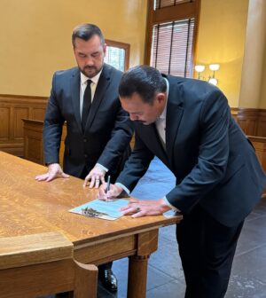 Emilio Rivera Instagram - It was a honor to be made Guest Officiant by Clerk Reporter of Orange County Hugh Nguyen. When ever given a chance a always like to give back to the community. Yesterday I was able to surprise 3 couples that I then married. Thank you to Mr. @hugh1967 and his team for being so professional of hospitable to me and my familia. To My Chula @yadi_rivera  and our Rock, thank you for all the love and always supporting me. Love you for all the time. #emiliorivera #elpadrino #familiafirst #forwardalways