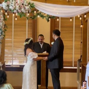 Emilio Rivera Instagram - It was a honor to be made Guest Officiant by Clerk Reporter of Orange County Hugh Nguyen. When ever given a chance a always like to give back to the community. Yesterday I was able to surprise 3 couples that I then married. Thank you to Mr. @hugh1967 and his team for being so professional of hospitable to me and my familia. To My Chula @yadi_rivera  and our Rock, thank you for all the love and always supporting me. Love you for all the time. #emiliorivera #elpadrino #familiafirst #forwardalways