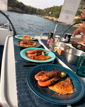 Emily Barker Instagram - 1 week of food, sunshine & friends 🧡🇪🇸✨

The best time in Mallorca with the best company … exactly what was needed after a super busy and intense start to 2024 🧡

My first sip of alcohol in 6 months was had on this trip and definitely didn’t disappoint - feel like having 6 months away definitely gave me time to reflect and have clarity on everything … no anxiety was had - even after 3 or 4 glasses,  which is definitely making me feel I’ve broken the anxiety cycle 🧡 

Also … flying ✈️ this was my first flight this year as I’d made the decision not to fly as frequently because of the anxiety I was developing around flying last year - but again the break from flying seems to have cured the anxiety as I enjoyed the flight there and back 🥰

All round unreal trip with time to relax and reflect on what an amazing start we’ve had to 2024 …  and the plans are in place ready for the next half of the year 🧡🇪🇸