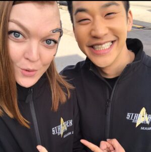Emily Coutts Instagram - Endings are always hard but it’s been one hell of a ride 🚀 thank you to all of the fans who made the last few years so incredible. Thanks for welcoming us and the show into your universe. #StarTrekDiscovery #Detmer