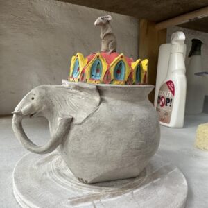 Emily Gravett Instagram - Ready for the kiln… #handmade #potterylove #pottery #elephant #elephant #and #elephantandmouse