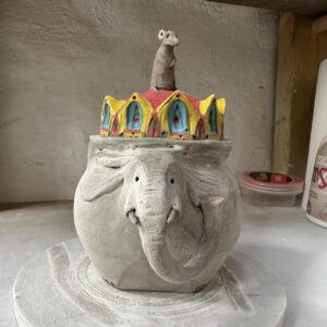 Emily Gravett Instagram - Ready for the kiln… #handmade #potterylove #pottery #elephant #elephant #and #elephantandmouse