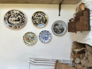Emily Gravett Instagram - As requested: some photos of my Fairytale wall.  #ceramicsart #pottery #fairytaleonaplate