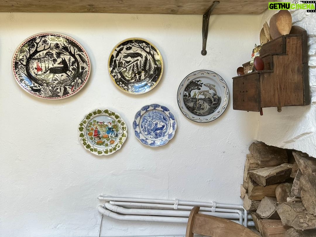 Emily Gravett - 1.6K Likes - As requested: some photos of my Fairytale wall. #ceramicsart #pottery #fairytaleonaplate