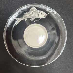 Emily Gravett Instagram - I thought I’d show you something out of my kiln each day this week. Here’s 1 of 2 cup and saucers I made to almost match (they’re the same colours) I’ll show you the other tomorrow  #outofthekiln #potterylove #porcelain