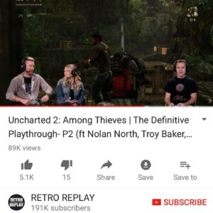 Emily Rose Instagram - Had some more fun with my good buds @reallynolannorth and @officialtroybaker doing another @retroreplayshow reliving our #uncharted dreams😂 I have loved the gift of playing #elenafisher and all that has come with it ❤️