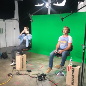 Emily Rose Instagram - Had some more fun with my good buds @reallynolannorth and @officialtroybaker doing another @retroreplayshow reliving our #uncharted dreams😂 I have loved the gift of playing #elenafisher and all that has come with it ❤️