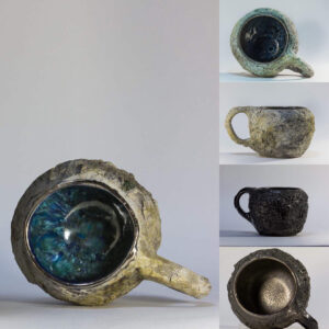 Emily Serpico Instagram - 💎GEODES💎 Each mug is hand thrown on a pottery wheel. The outside is rough like stone, with a high gloss color burst inside! Each has actual white gold around the rim. Because they’re handmade, no two are exactly alike. Meteorite mugs have a gunmetal metallic finish like meteorite stones. Both versions are food safe! DM me if interested! I only have a few available of each

The beautiful photos were taken by @docfx13 
#potterywheel #pottery #ceramic #ceramicmug #coffeemug #meteorites #geology #geologyrocks #crystals #witchy #geodes #whitegold