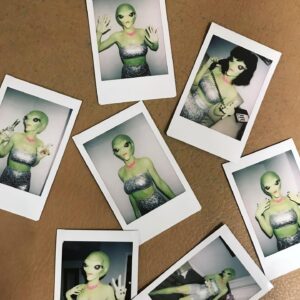 Emily Serpico Instagram - Hot alien summer 👽

Huge thank you to everyone supporting @gktwvillage !!
Super fun makeup @sjmasco and I collaborated on for @heartsofreality benefiting give kids the world 
Thank you @shecreature for modeling, @rbfx, and @theshenanigator 
#alien #area51 #area51memes #hotgirlsummer #alienmeme #heartsofreality #givekidstheworld