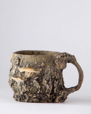 Emily Serpico Instagram - HERE IT IS!! The first official bark mug! Dm me if you want it! I will be taking orders on mugs and bowls now- December 5th! Order  Before the 5th to receive them before Christmas! 🌲 Photo credit: @docfx13 #pnwonderland #ceramics #bark #tree #treemug #mushroom #pottery