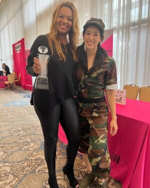 Emily Tung Instagram - What an honor to be invited to perform this year at the 11th Annual Action Icon Awards!! It’s my first time at a red carpet event 👠 Had such a blast celebrating with so many badass stuntwomen, jumping on the red carpet, then jumping on stage, then jumping back into the event to meet old and new faces. Truly honored to be a part of this community ❤️ 💕 
.
.
.
.
#actioniconawards #stuntwoman #sagaftra #stuntlife #redcarpet #celebratingwomen #womeninaction @ditrfoundation #dangerzone #sheroes #stuntperformers #stuntdouble #stuntpoc #hollywood