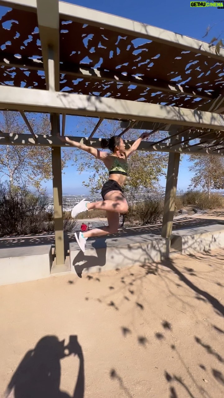 Emily Tung - 502 Likes - Monkey bar sesh with @lorenaparkour
.
.
.
#monkeybars #calesthenics #streetworkout #stronggirls #stuntwoman #stuntperformer #martialartsgirls #parkourgirl #parkour #parkourlife #upperbodyworkout #training #athleisure #outdoorsports #actionsports #ninjawarrior #bars #barstarzz #fitgirl #tarzan #kingofthejungle #goodvibes #playground #playtime #pullups #lache #gymnasticsgirl