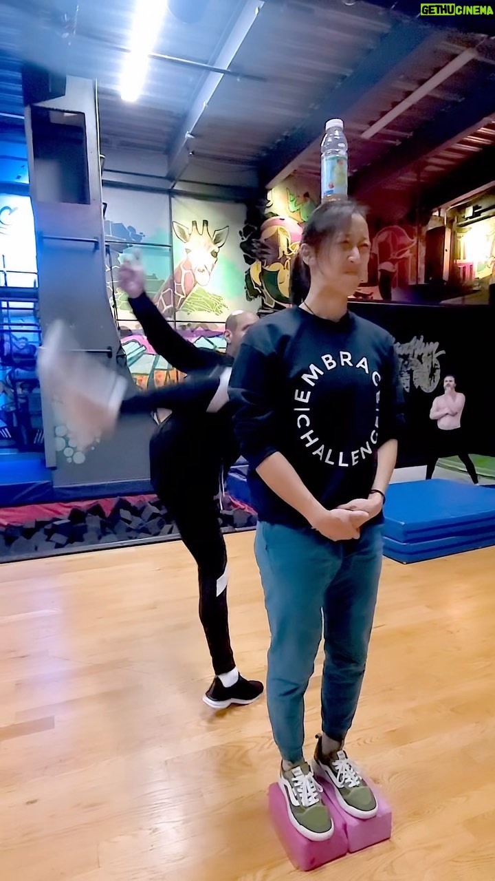 Emily Tung - 402 Likes - It’s a game of trust, and not everyone wins 🥲🤕😂
@lordsetsunia is 6 feet tall so I had to stand on 4” blocks to level the playing field
.
.
.
.
#martialartist #martialartslife #martialartstraining #martialartsgirls #wushu #wushugirl #wushukungfu #shaolin #shaolinkungfu #kicks #tkd #tkdgirl #tkdlife #taekwondo #trustissues #funnyfails #muaythai #muaythaitraining #stuntgirl #stuntwoman #stuntperformer #stuntdouble #flexiblegirl #highkick #flexibility #roundhousekick #junglegym @brooklynzoony #partnertraining