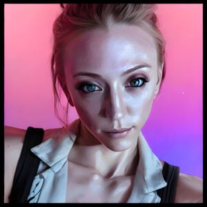 Emily Whitmire Instagram - How fun!! I had to try it 💛#avatar #photoedit #lensa #avataredit