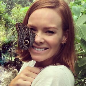Emily Wilson Instagram - One with nature... 🍃🦋🍃