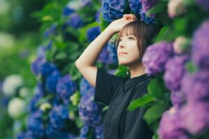Emiri Kato Instagram - 紫陽花！
鹿野優以ちゃんに、私のカメラ渡して少し撮ってもらったよー

紫陽花きれい
毒があるとは思えないよね