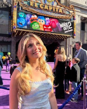 Emma Berman Instagram - pure joy 

#insideout2 #moviepremiere #worldpremiere #insideout #redcarpet #redcarpetfashion #redcarpetdress