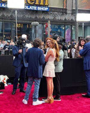 Emma Berman Instagram - Still in awe from last night’s Indiana Jones premiere at the iconic Dolby Theatre! Had the best time with my #YoungJediAdventures costars and Lucasfilm family ❤️🙏🏻 Thank you @lucasfilm for inviting us! 

Indiana Jones and the Dial of Destiny will be released exclusively in movie theaters on June 30, 2023 🍿

Styling: @ashleypruittstylist 
HMU: @muakendallcapito 

#indianajones#indianajonesandthedialofdestiny#worldpremiere#hollywood#premiere#lucasfilm#youngjedi#youngjediadventures#newseries#emmaberman#nashdurango#starwars#starwarsanimation#disneyjr#voiceactors#disneykids#cast#yja