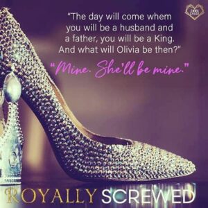 Emma Chase Instagram - ROYALLY SCREWED, The #RoyallySeries Book 1
#RoyalRomance #RomCom #HEA #princeandcommoner #ModernFairytale 

Nicholas Arthur Frederick Edward Pembrook, Crown Prince of Wessco, aka “His Royal Hotness”, is wickedly charming, devastatingly handsome, and unabashedly arrogant—hard not to be when people are constantly bowing down to you.

Then, one snowy night in Manhattan, the prince meets a dark haired beauty who doesn’t bow down. Instead, she throws a pie in his face.

Nicholas wants to find out if she tastes as good as her pie, and this heir apparent is used to getting what he wants.
***
Dating a prince isn’t what waitress Olivia Hammond ever imagined it would be.

There’s a disapproving queen, a wildly inappropriate spare heir, relentless paparazzi, and brutal public scrutiny. While they’ve traded in horse drawn carriages for Rolls Royces and haven’t chopped anyone’s head off lately—the royals are far from accepting of this commoner.

But to Olivia—Nicholas is worth it.
***
Nicholas grew up with the whole world watching, and now Marriage Watch is in full force. In the end, Nicholas has to decide who he is, but more importantly, who he wants to be: a King . . . or the man who gets to love Olivia forever.

READING ORDER
Royally Screwed
Royally Marooned (free short story)
Royally Matched
Royally Endowed
Royally Yours
Royally Raised (free short story)
Royally Remembered

https://authoremmachase.com/books/royally-screwed/

#EmmaChase #humorheatheart