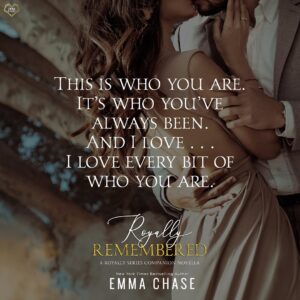 Emma Chase Instagram - 🤍✨ Available Now! ✨🤍
“I have never cried so much in a novella. Happy and sad tears and I loved every minute of it." -Two Book Pushers

#newrelease #royalromance #royallyseries #RoyallyScrewed #RoyallyMatched #RoyallyEndowed #RoyallyYours #RoyallyRemembered #romancebooks #authorsofinstagram