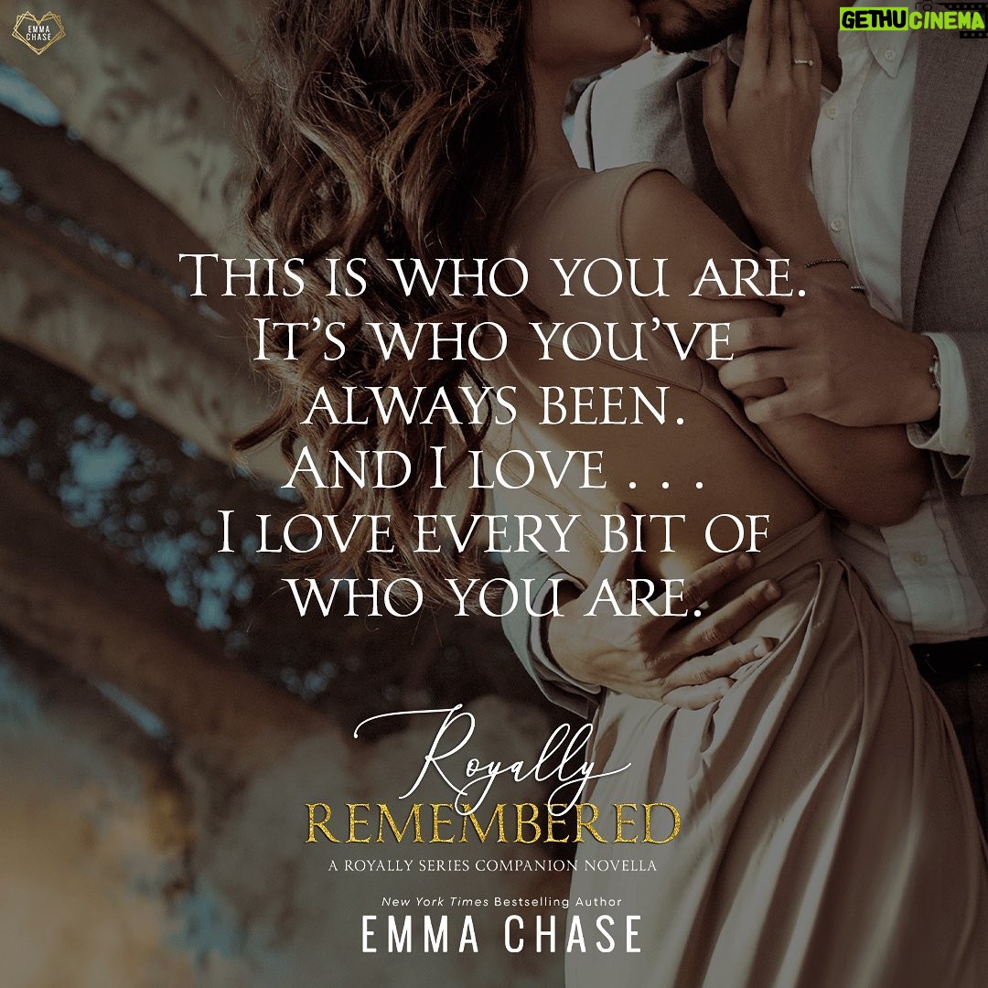 Emma Chase - 286 Likes - 🤍✨ Available Now! ✨🤍
“I have never cried so much in a novella. Happy and sad tears and I loved every minute of it." -Two Book Pushers
#newrelease #royalromance #royallyseries #RoyallyScrewed #RoyallyMatched #RoyallyEndowed #RoyallyYours #RoyallyRemembered #romancebooks #authorsofinstagram