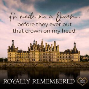Emma Chase Instagram - Coming April 12, 2022 
A royally series companion novella - preorder available now 🌸👑🌸

#royallyremembered #royallyseries #comingsoon #romancebooks #royalromance #royallyscrewed #royallymatched #royallyendowed #royallyyours