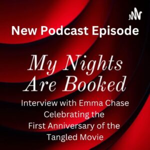 Emma Chase Instagram - Had an awesome time chatting with @sarabethpollock on the My Nights Are Booked podcast to celebrate the 1 year anniversary of the #TangledMovie release!! (can’t believe it’s been a year 😳)
Link to the podcast in @sarabethpollock bio and if you’re in the mood for some fun, charming, classic #romcom goodness - check out #Tangled on @Passionflix tonight ♥️