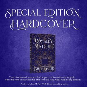 Emma Chase Instagram - I am thrilled to announce the release of the #Royally series in Special Edition Hardcovers!!
They are GORGEOUS and will look beautiful on your bookshelf!
Each special edition also includes bonus content:
#RoyallyScrewed - includes Royally Marooned (first time in print)
#RoyallyMatched - includes Royally Raised (first time in print)
#RoyallyEndowed - includes Royally Ever After (a new, never-before published Logan & Ellie short story)
#RoyallyYours - includes Christmas at the Castle (previously published in #RoyallyRemembered)

Available NOW! All links ⬆️

Stunning cover design: @byhangle 👏🏻👏🏻

#royalromance #modernfairytale #cinderellatrope #heirtothethrone #playboyprince   #shylibrarian #onlyonebed #grumpysunshine #bodyguardromance #arrangedmarriage #agegapromance
