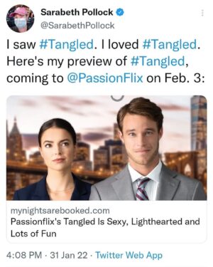 Emma Chase Instagram - Two more days until the #TangledMovie is here!!! February 3rd - only on #Passionflix.

Subscribe to passionflix using promo code TANGLED, to receive $2 off your subscription fee for the first 3 months

And check out @sarabethpollock’s full preview of Tangled linked in her bio! 

😍👏🏻❤️🔥🎬