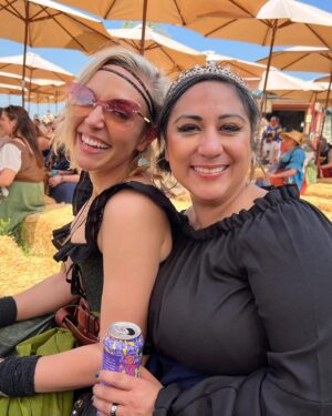 Emma Fyffe Instagram - Oops, I can’t stop running around crowded desert events in crazy fits. #renfaire #socalrenfaire