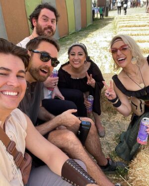Emma Fyffe Instagram - Oops, I can’t stop running around crowded desert events in crazy fits. #renfaire #socalrenfaire