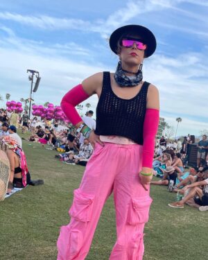Emma Fyffe Instagram - Baby’s (not baby at all - she is in the back half of her 30s) First Coachella. Thank you @madeyoufeelpr for the invite! Got some very cool content - produced by me, featuring @bailienvspredator coming to @gamespot social soon!
.
.
#coachella #coachella2023 #coachellaoutfit #coachellafashion