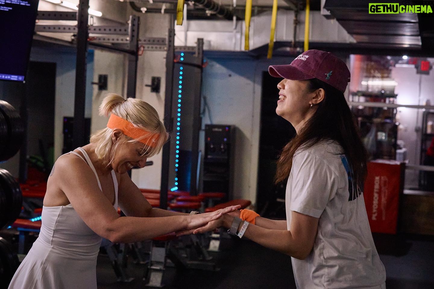 Emma Fyffe - 487 Likes - Getting anime strong and straight up cheesin’ with @katxmoon. Special appearances by @tlyudacris & @camricephoto. Thanks @charlesthorp for kicking our butts & @crunchyroll for the invite. Full video coming to @getfandom soon…
.
.
#sdcc #sdcc2023 #animestrong #animelife