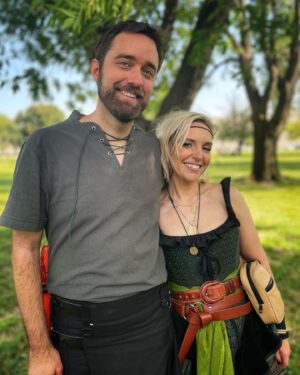 Emma Fyffe Instagram - Oops, I can’t stop running around crowded desert events in crazy fits. #renfaire #socalrenfaire